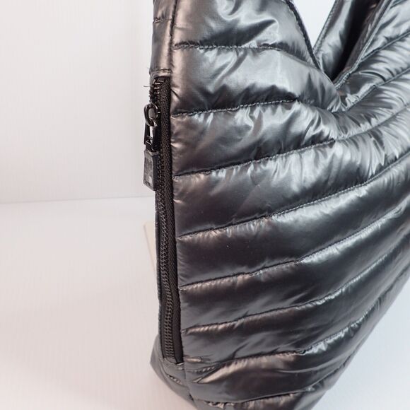 Think Royln Hobo The Beverly Pearl Gray Puffer Bag - Picture 6 of 13